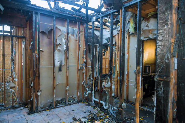 Professional Fire Damage Repair technician working in Lake Barcroft, VA